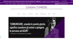 Desktop Screenshot of cristianatumedei.com